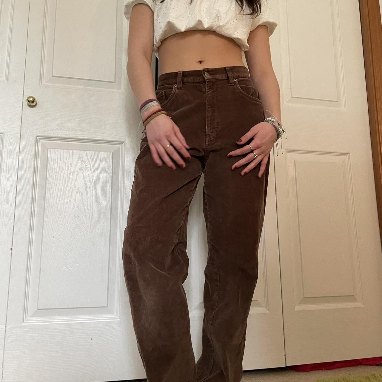 L.L.Bean Women's Brown Trousers | Depop