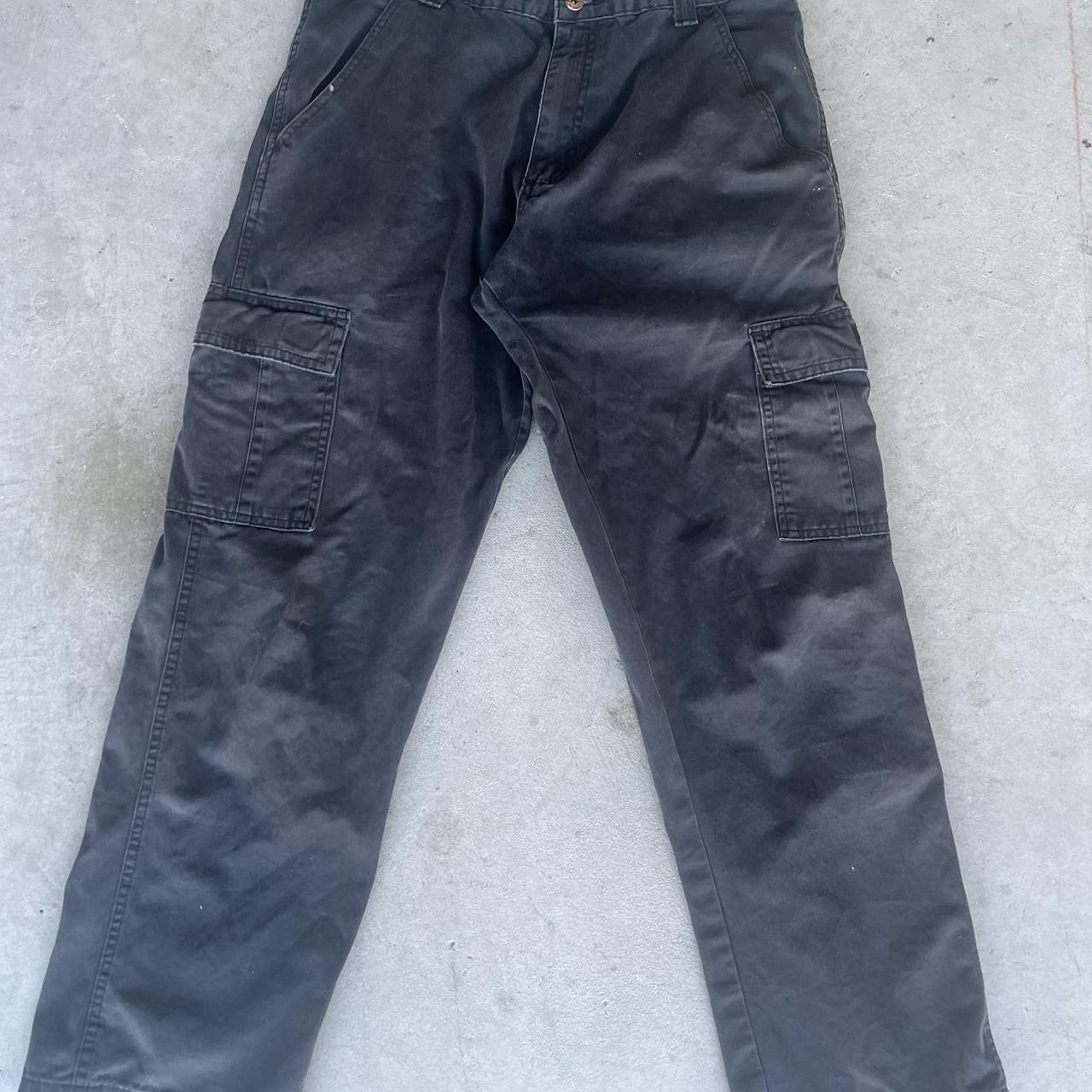 Vintage Faded Wrangler Cargo Pants size:... - Depop