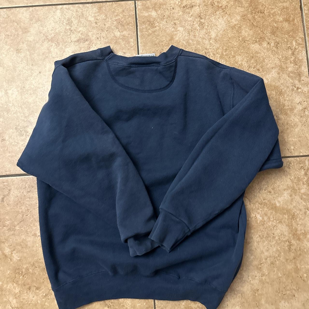 Duke Men's Navy and White Jumper (3)