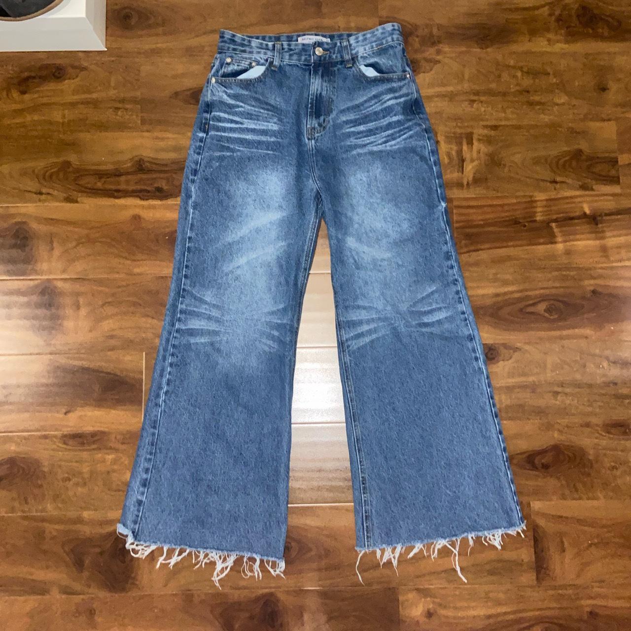 Flared Baggy Aelfric Eden Jeans. Cut to fit 30X30.... - Depop