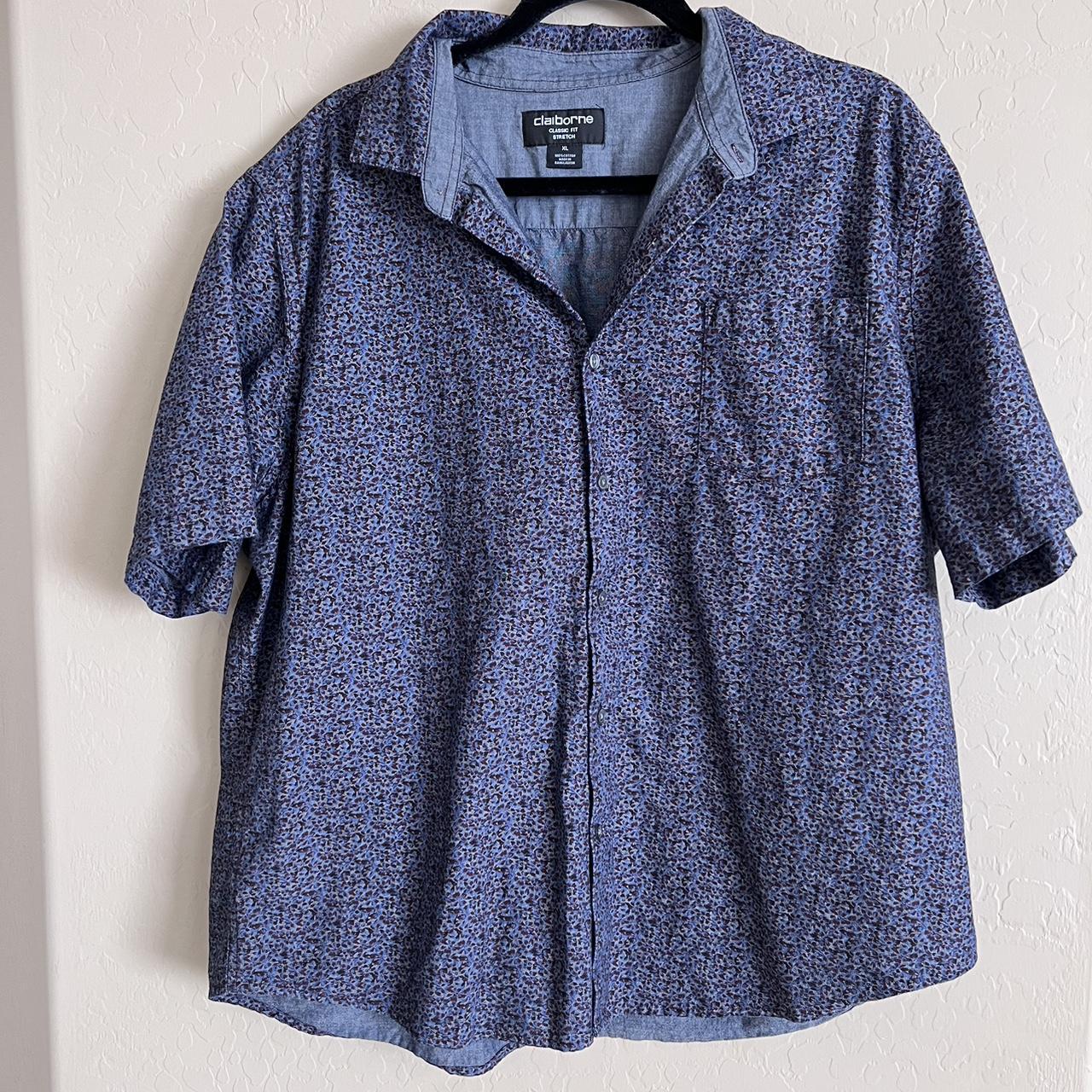 Claiborne Mens button up Size extra large Preowned... - Depop