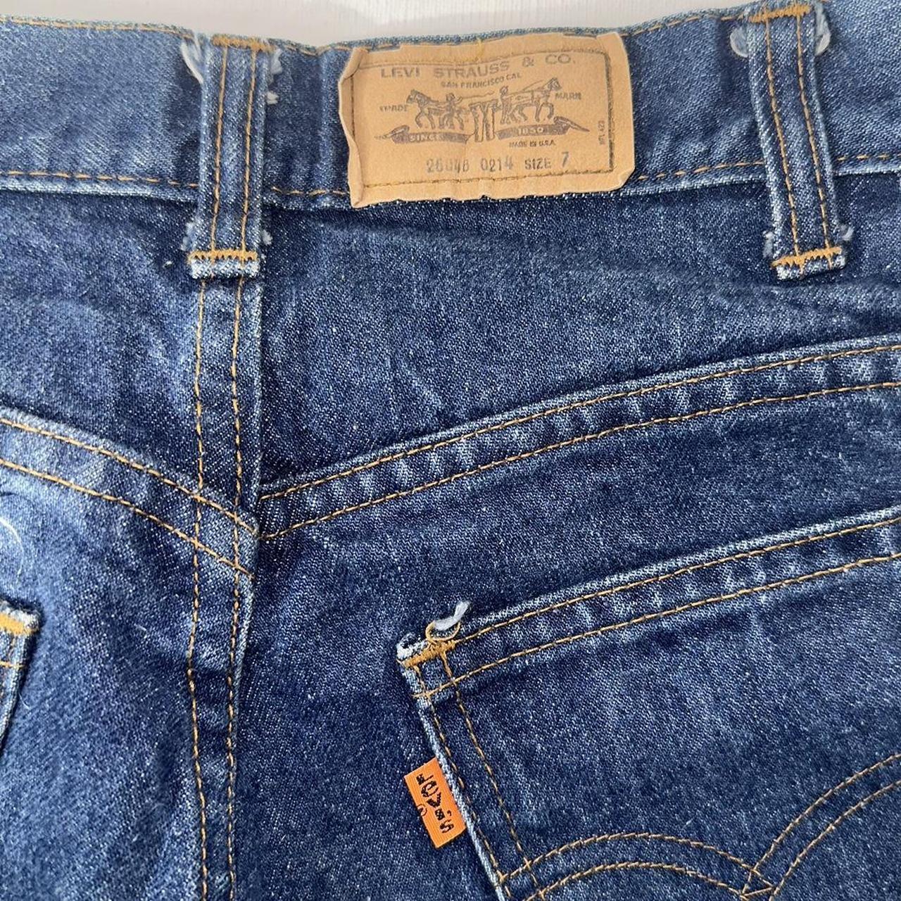 Orange tag levi's online