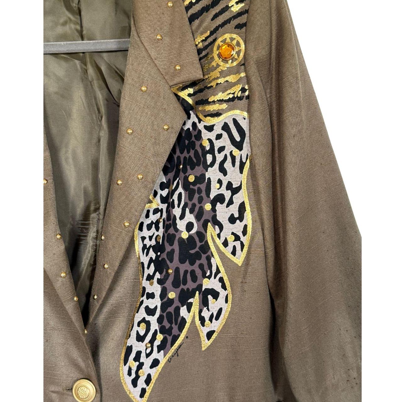 Source Unknown Women's Tailored jacket - Green/Go… - image 3