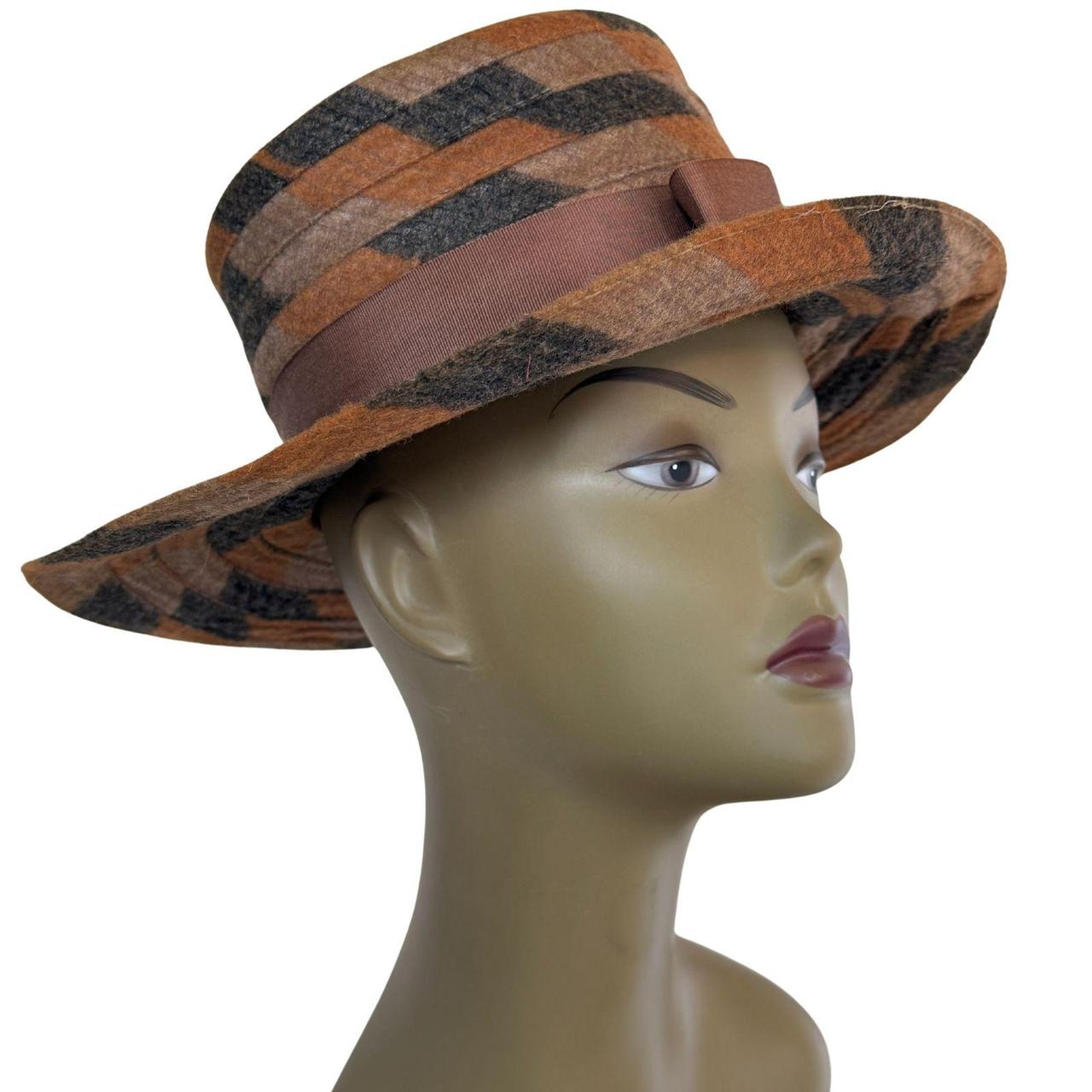 Source Unknown Women's Bucket hats - Brown/Grey –… - image 4
