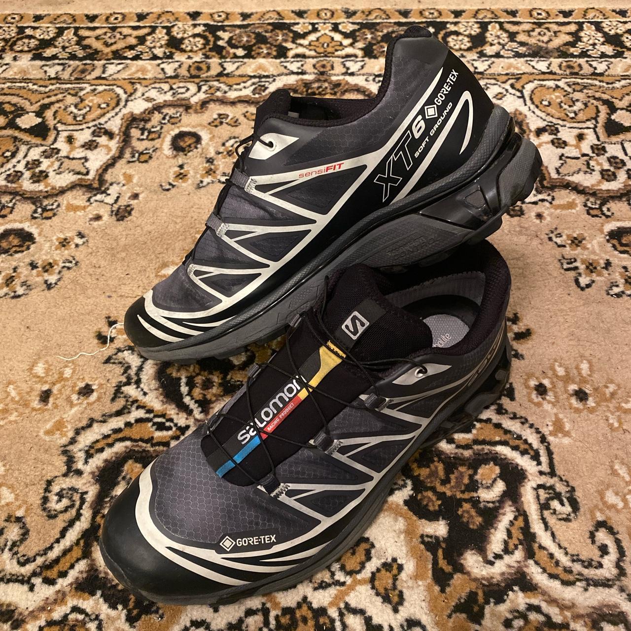 Salomon Xt Gore Tex Black Ebony Lunar Rock Rare Depop