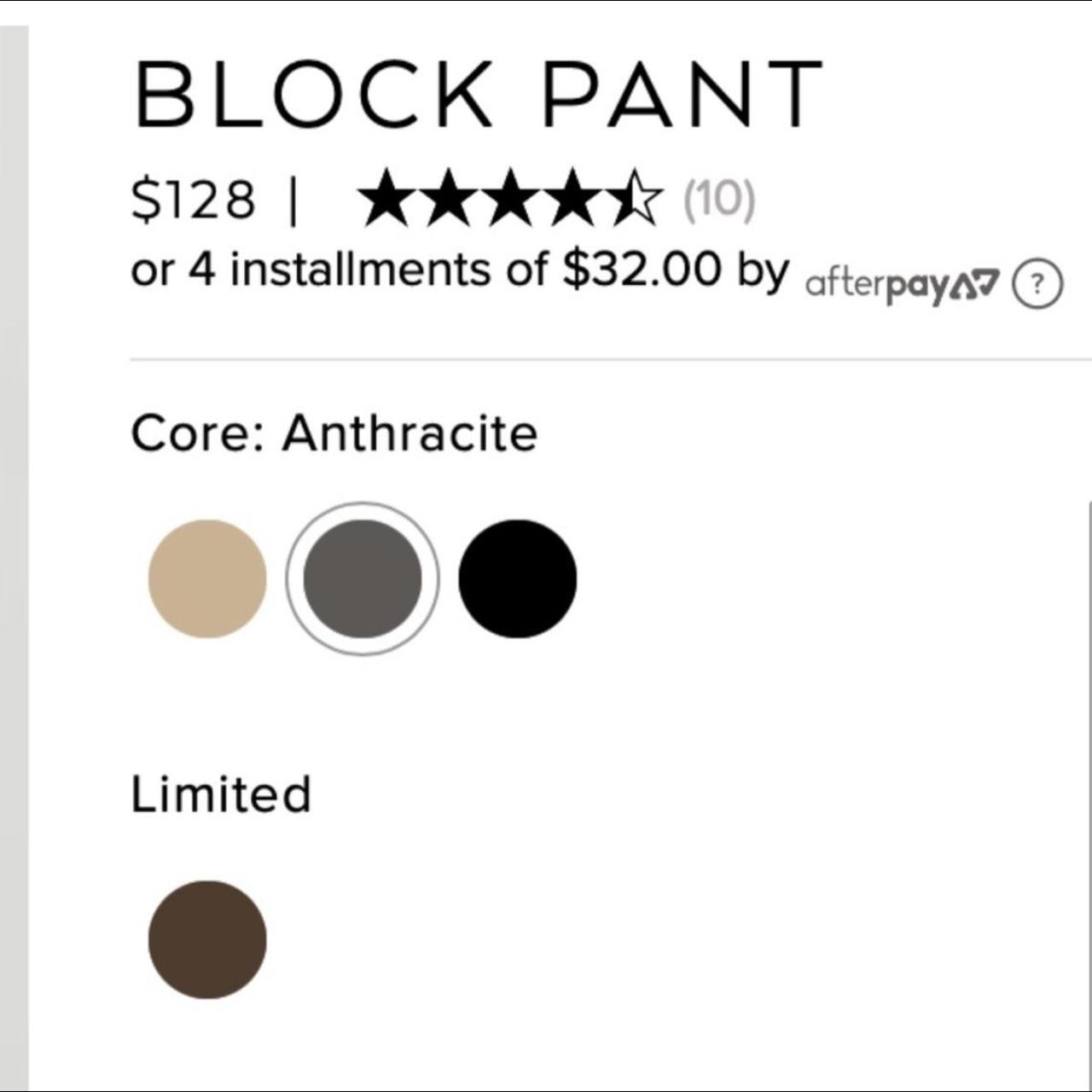 NEW Men s ALO YOGA BLOCK PANT COLOR Anthracite these