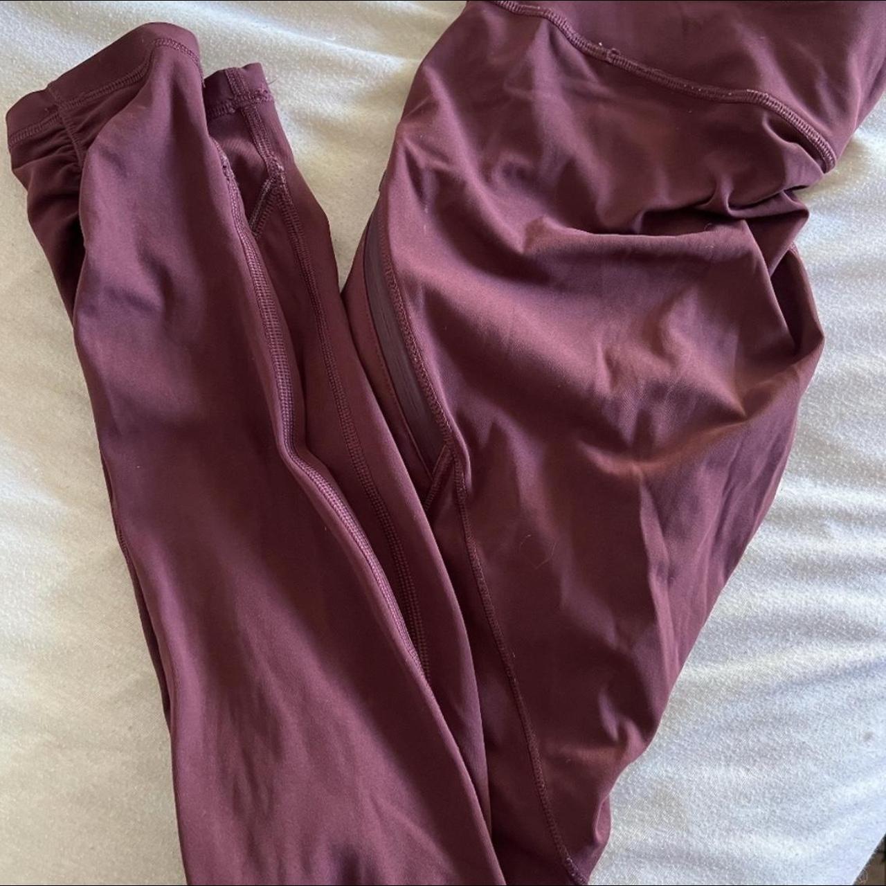 Lulu lemon Speed Up Tight burgundy leggings… these - Depop