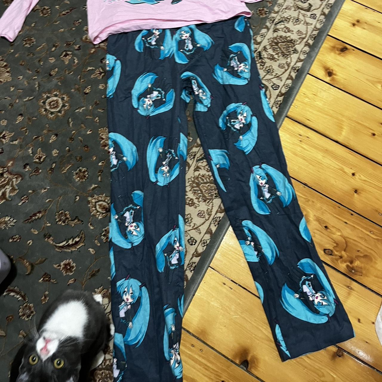 Hatsune Miku Vocaloid PJ’s - tried on once. No... - Depop