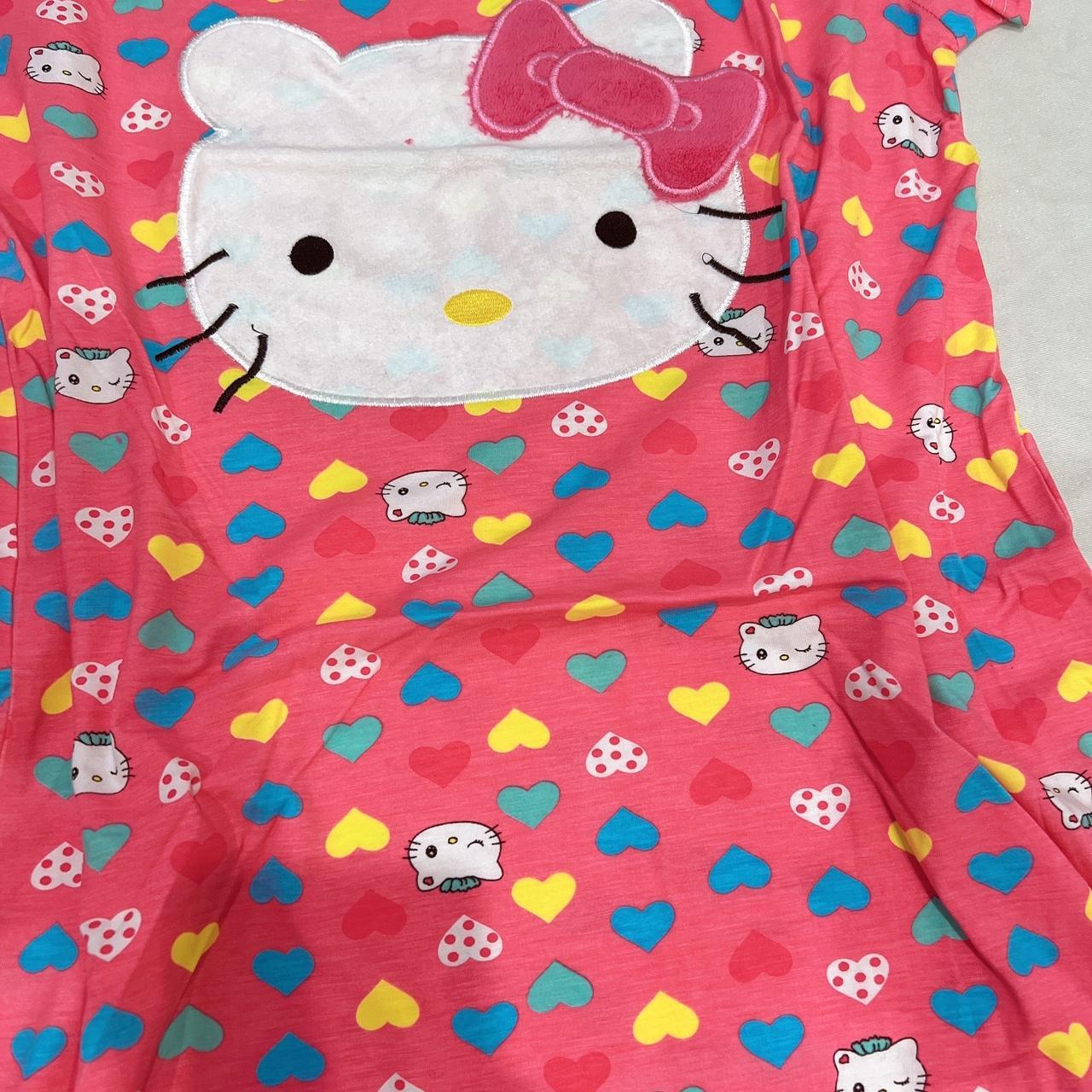 cartoon-hello-kitty-pajamas-dress-ladies-fits-size-depop