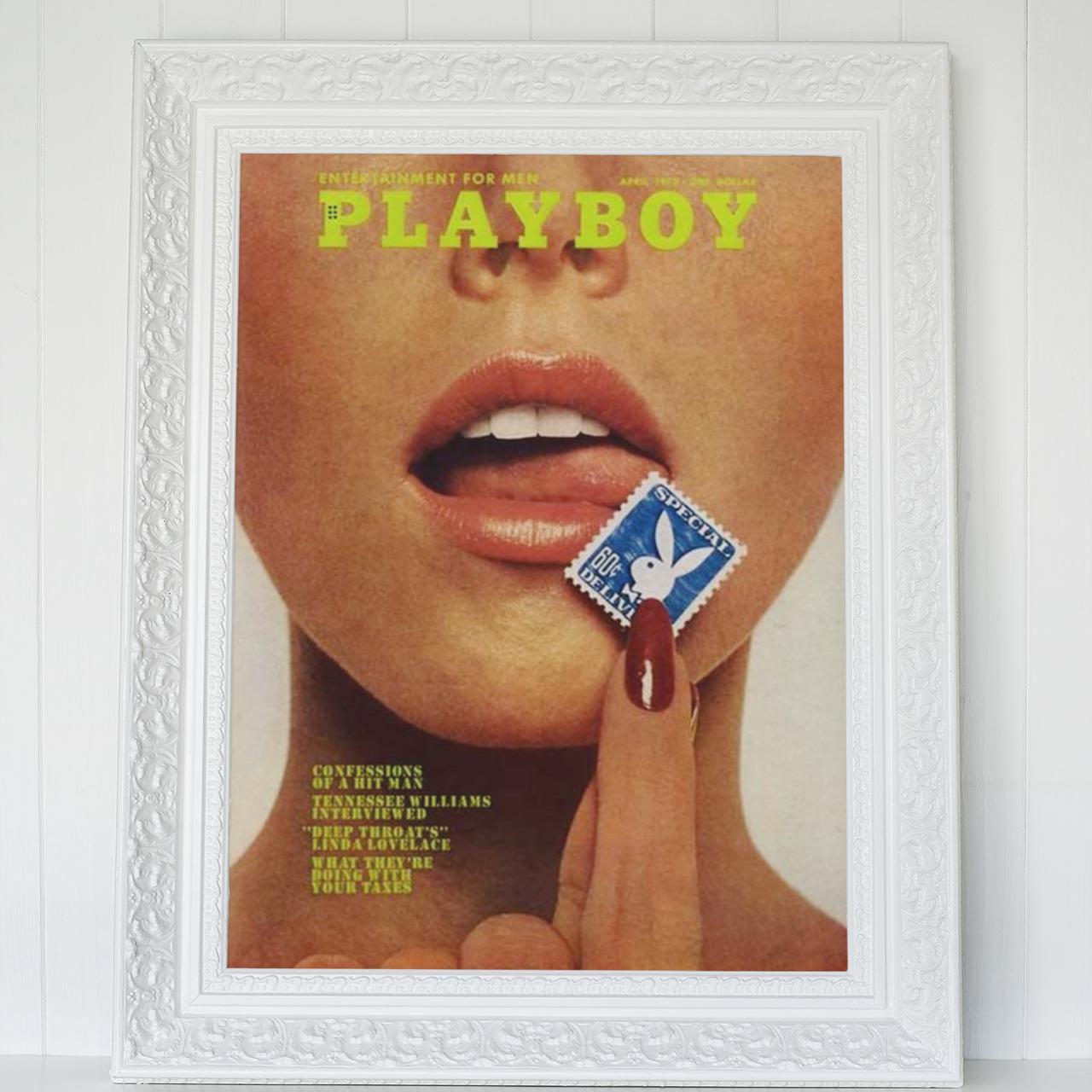 1973 Vintage Playboy Magazine Cover Wall Art Poster... - Depop