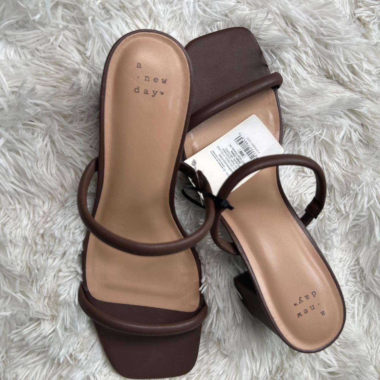 A New Day Women's Brown Sandals | Depop