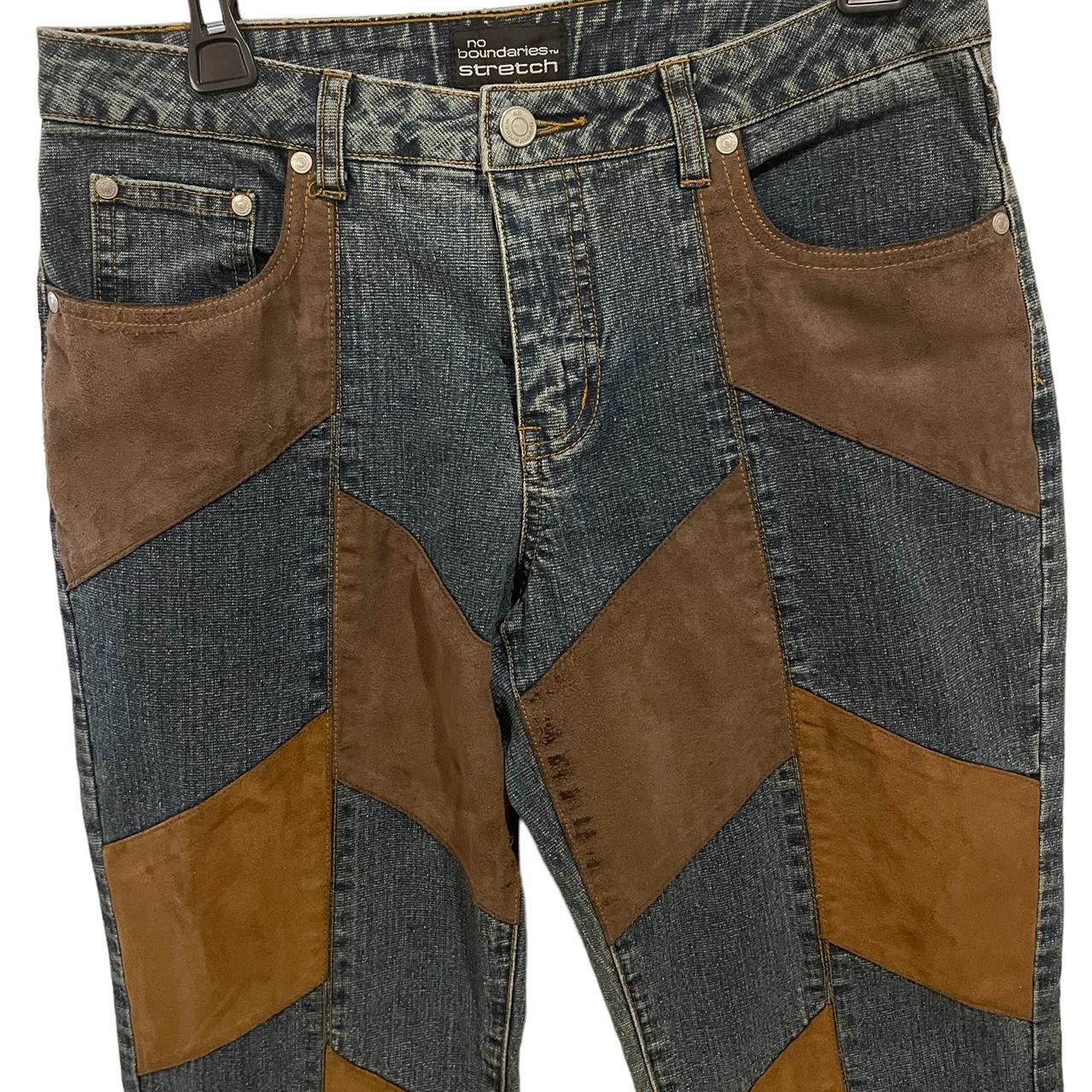 Women's Blue and Brown Jeans Depop