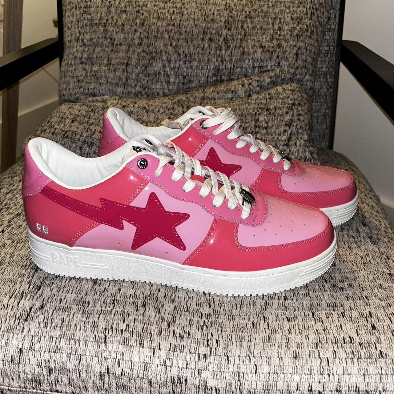 bape air force 1 pink