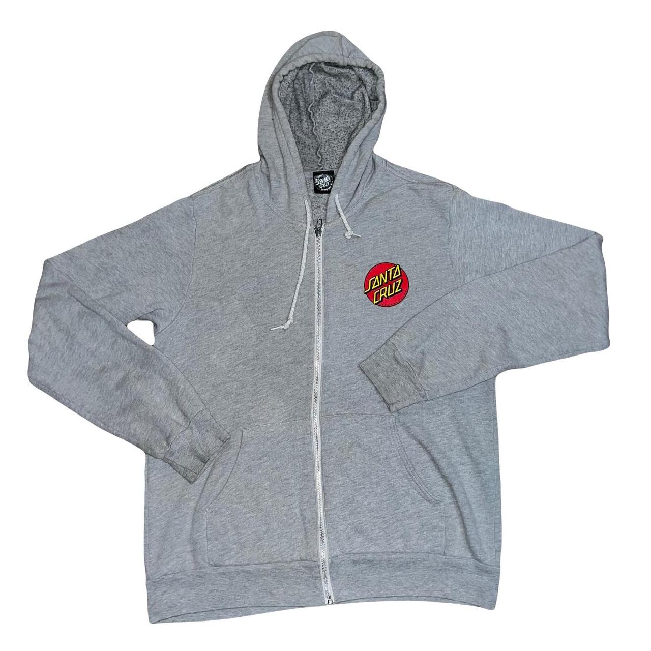 Gray santa cruz discount hoodie