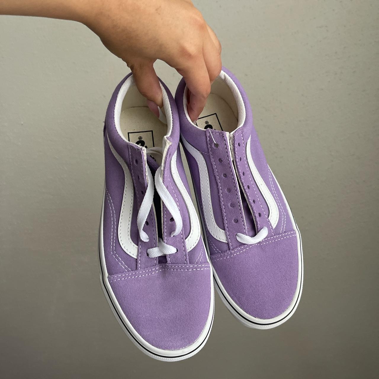 Vans on sale violet tulip