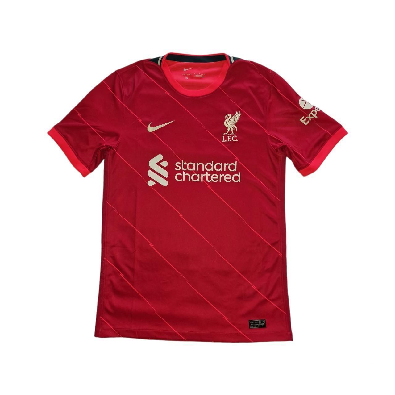 Liverpool Football Shirt Season 21/22 100%... - Depop