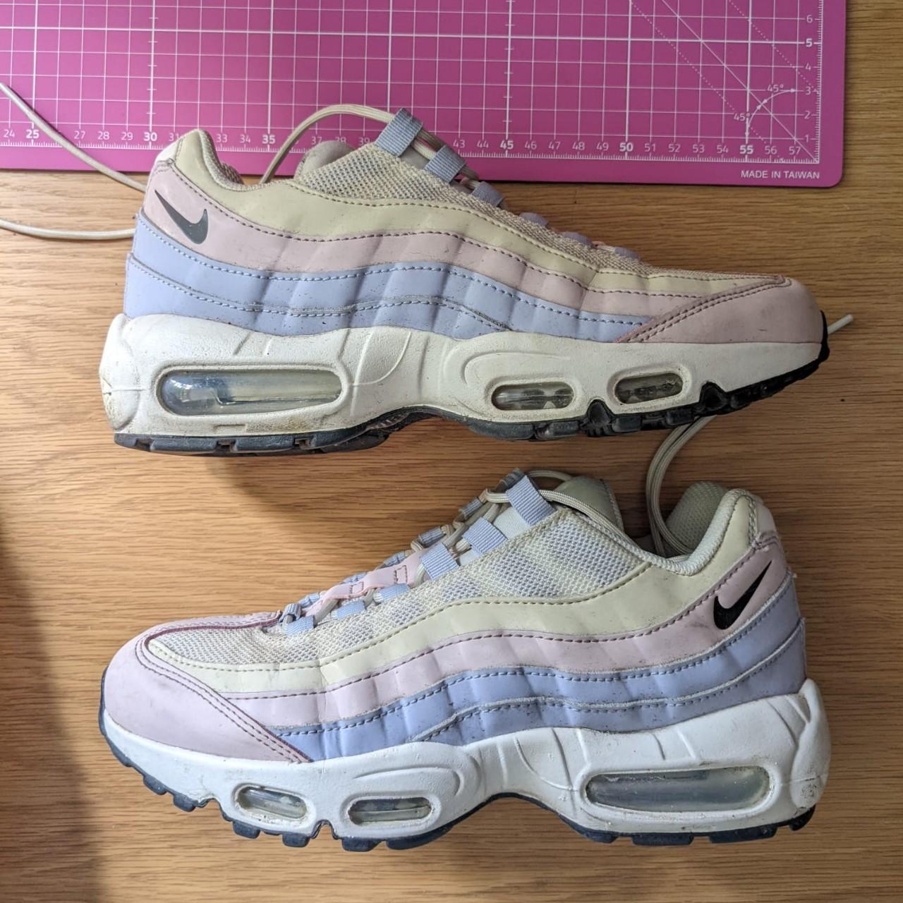 Nike Air Max 95 in Pastel Colour Womens Size 5 Nike Depop