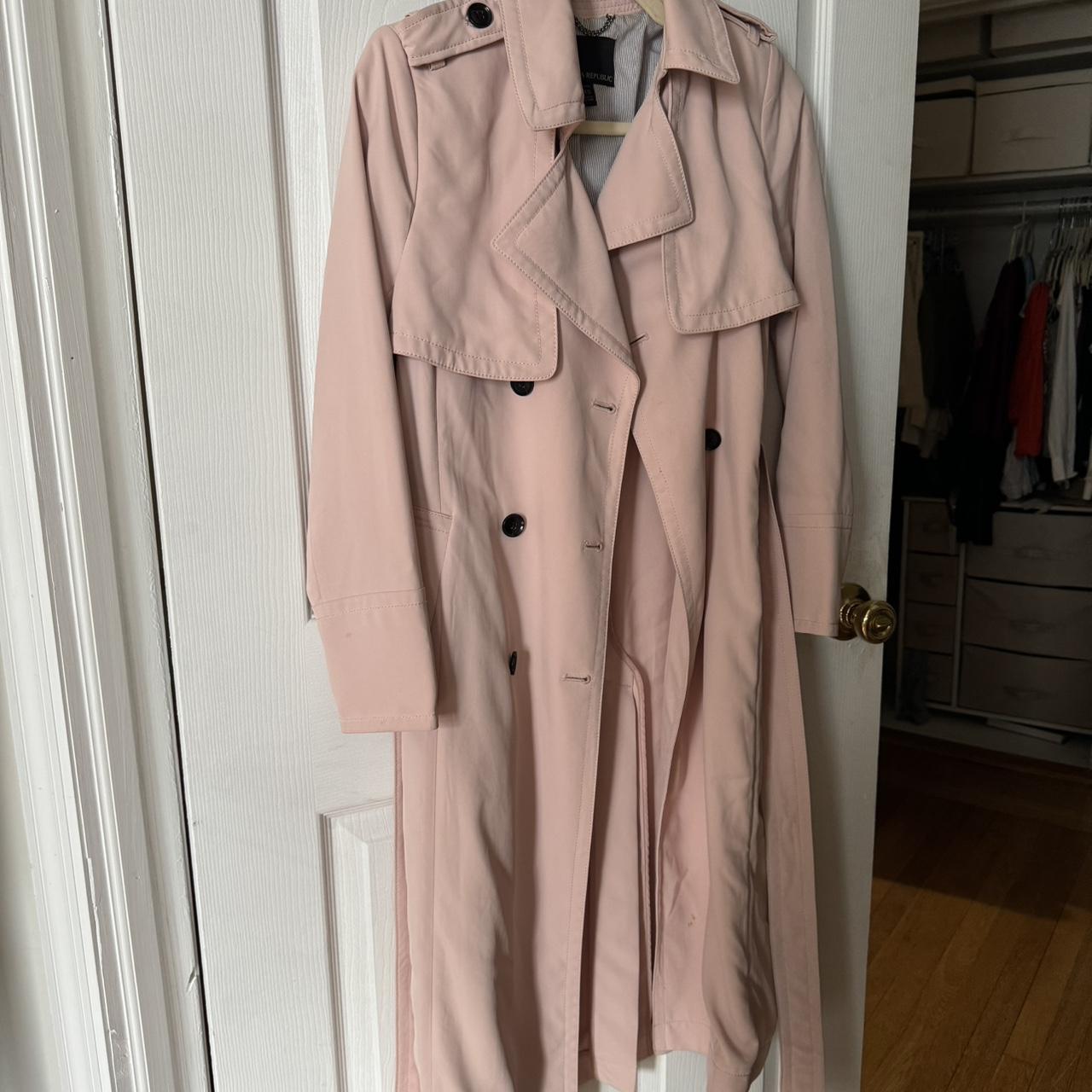 Baby orders pink trench coat