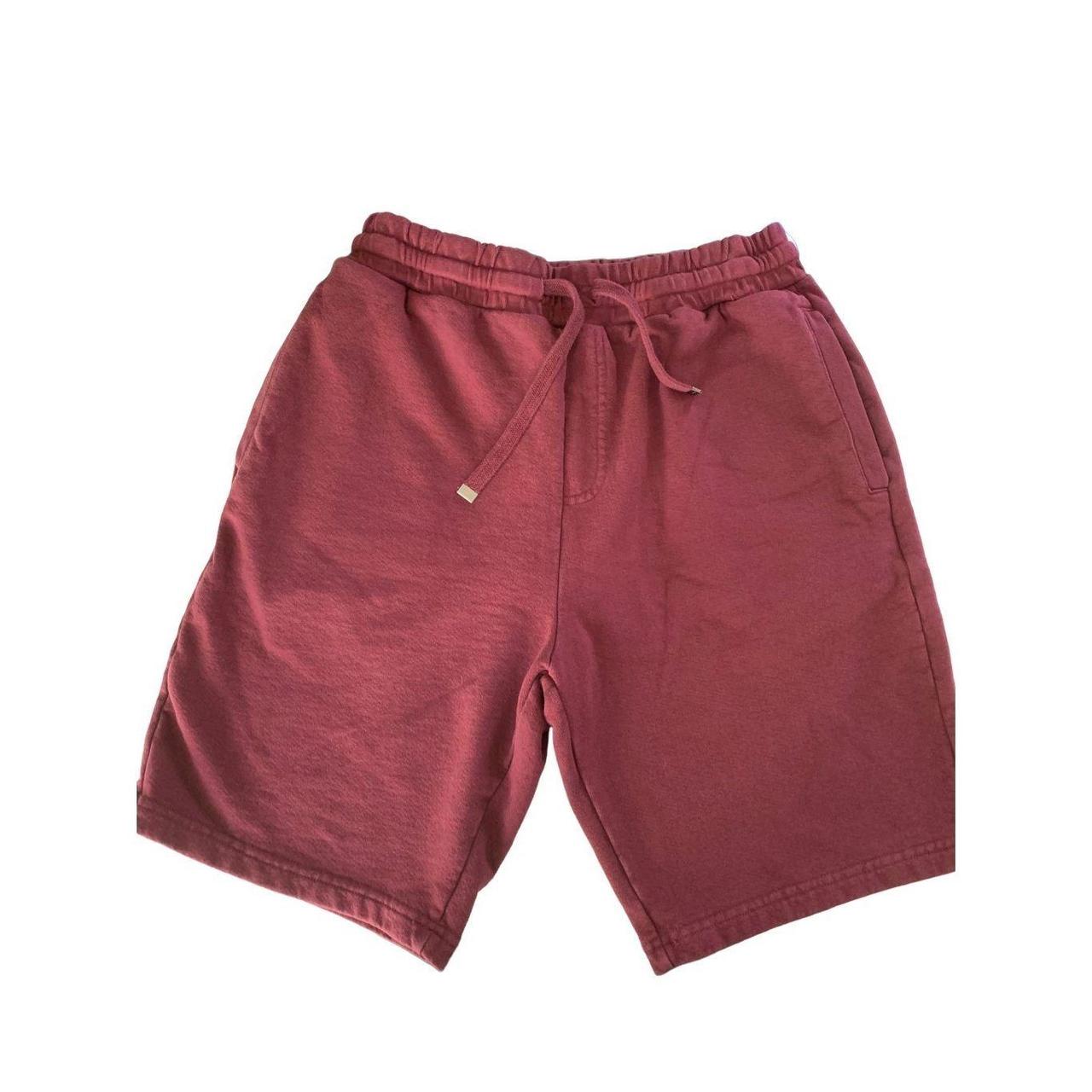 Mens red sale sweat shorts