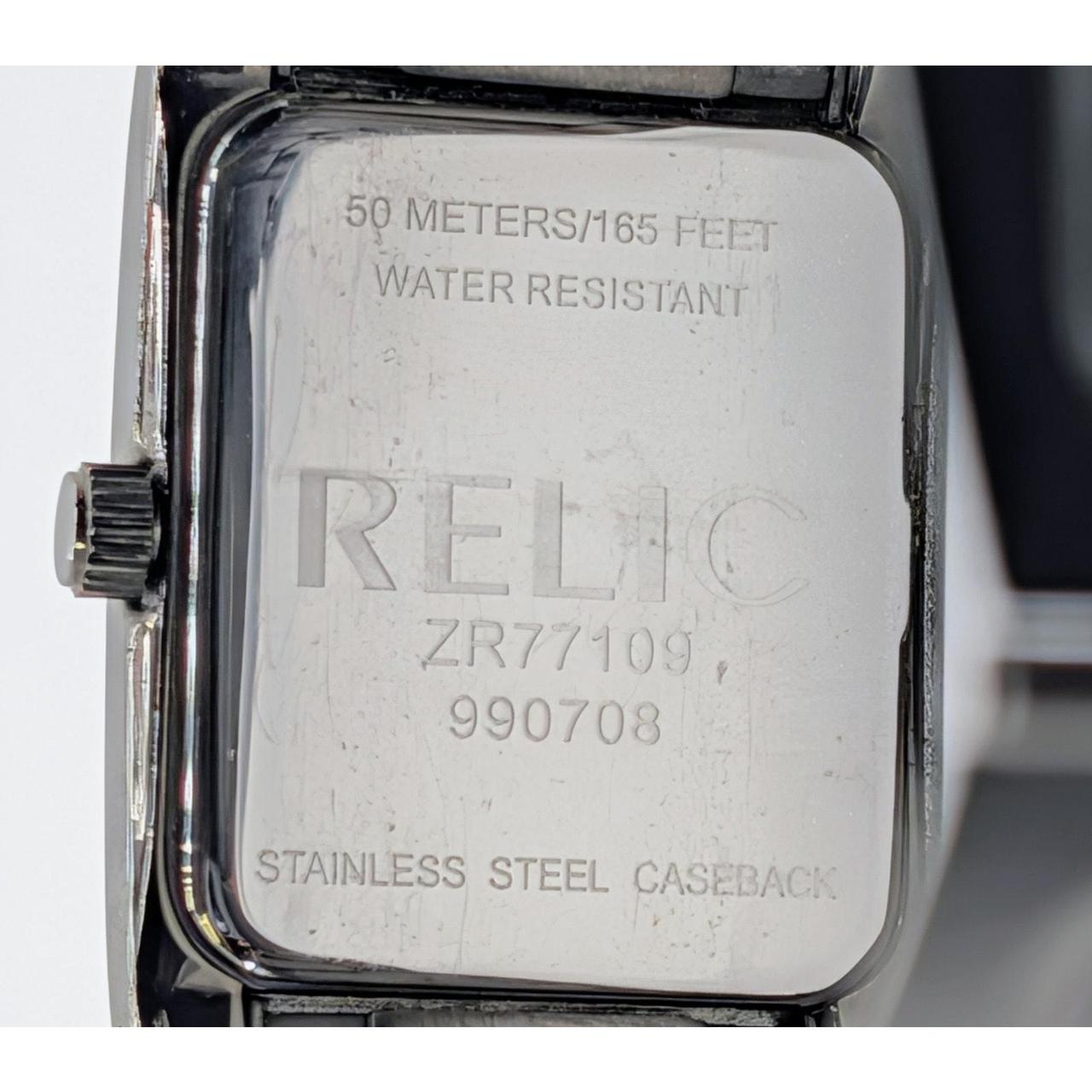Women's Watch - Grey – Relic rectangular stainles… - image 3