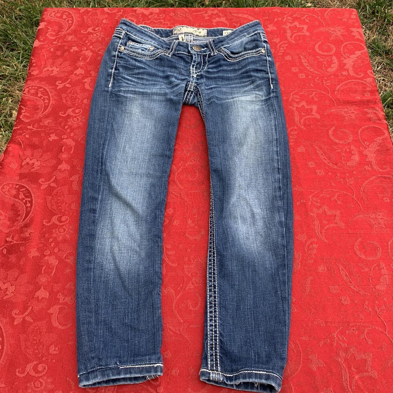 Y2k Low Rise Straight Jeans By Bke Denim Size 23r Depop 3409