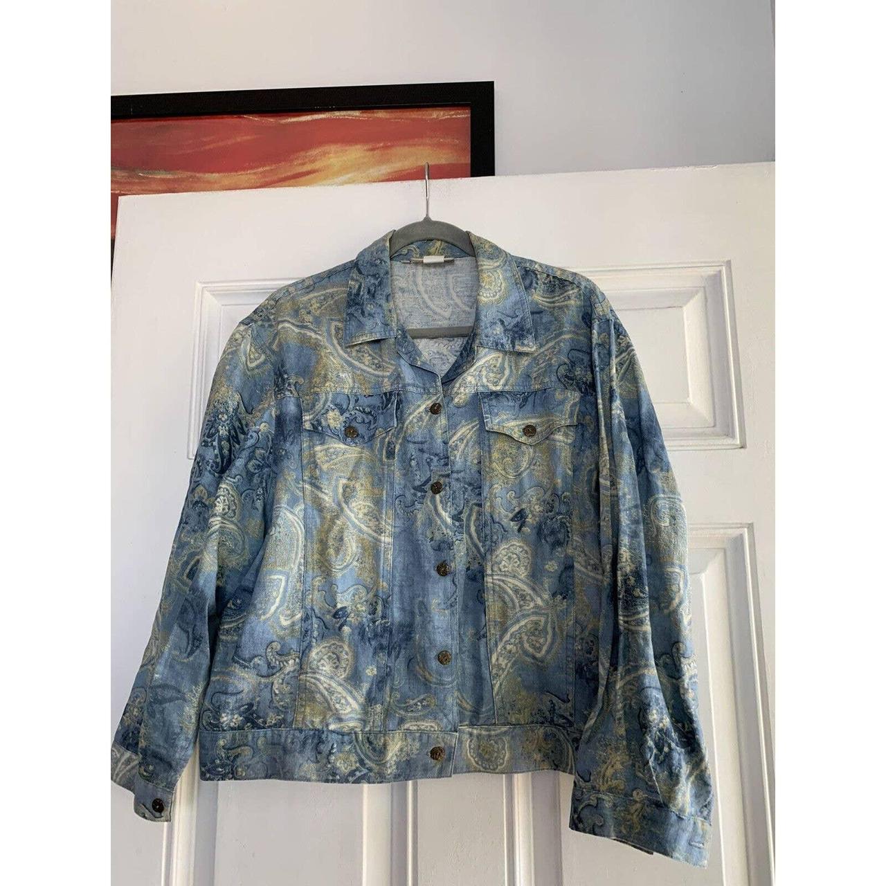 Monterey Bay Clothing Blue Button Down Shirt Size... Depop