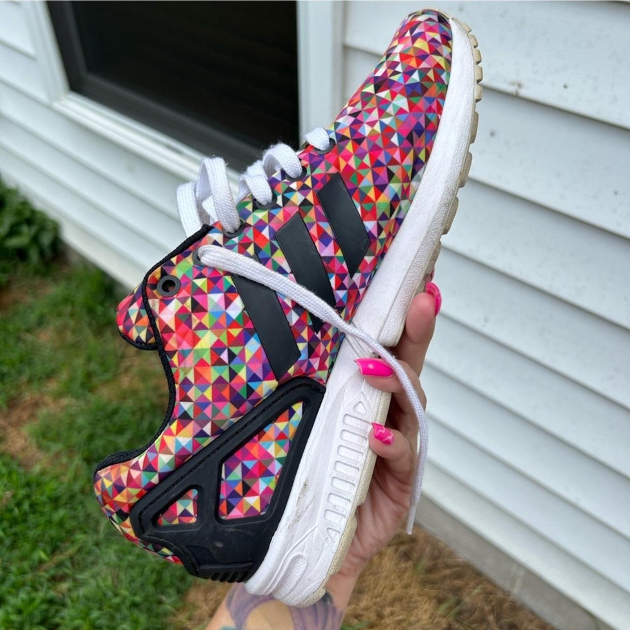 MEN S ADIDAS ZX FLUX MULTICOLOR PRISM Size 8. Depop