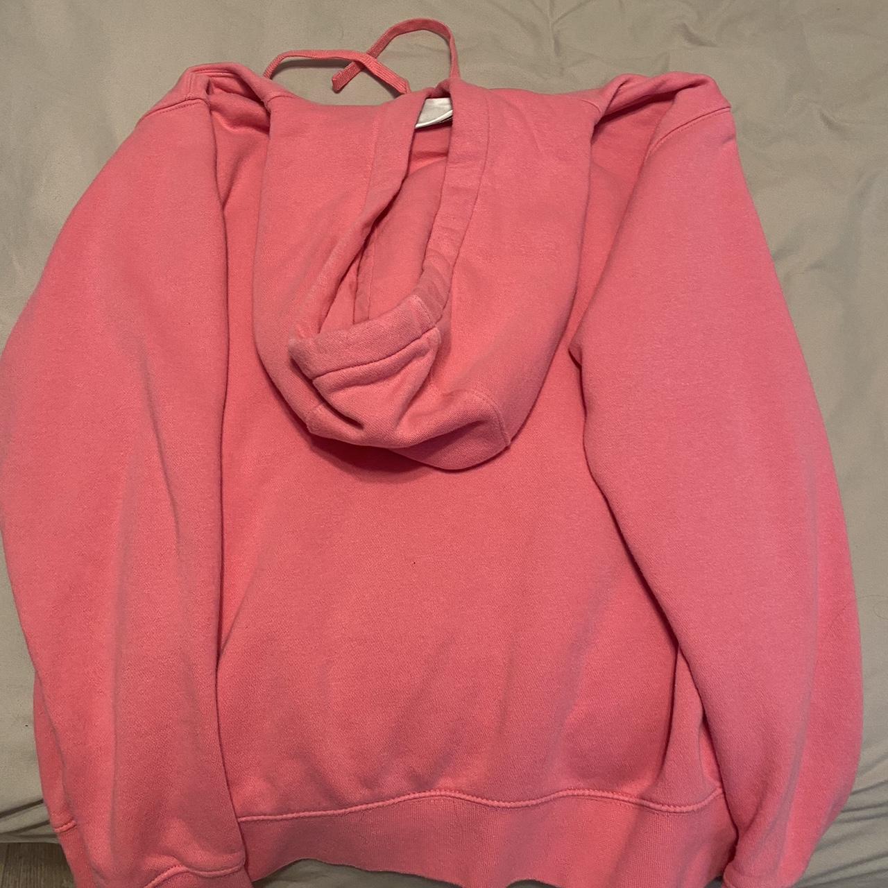 hot pink nike hoodie (lighting makes pink look... - Depop