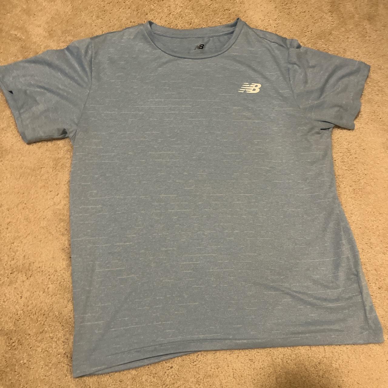 Water Wicking New Balance Workout Shirt Depop