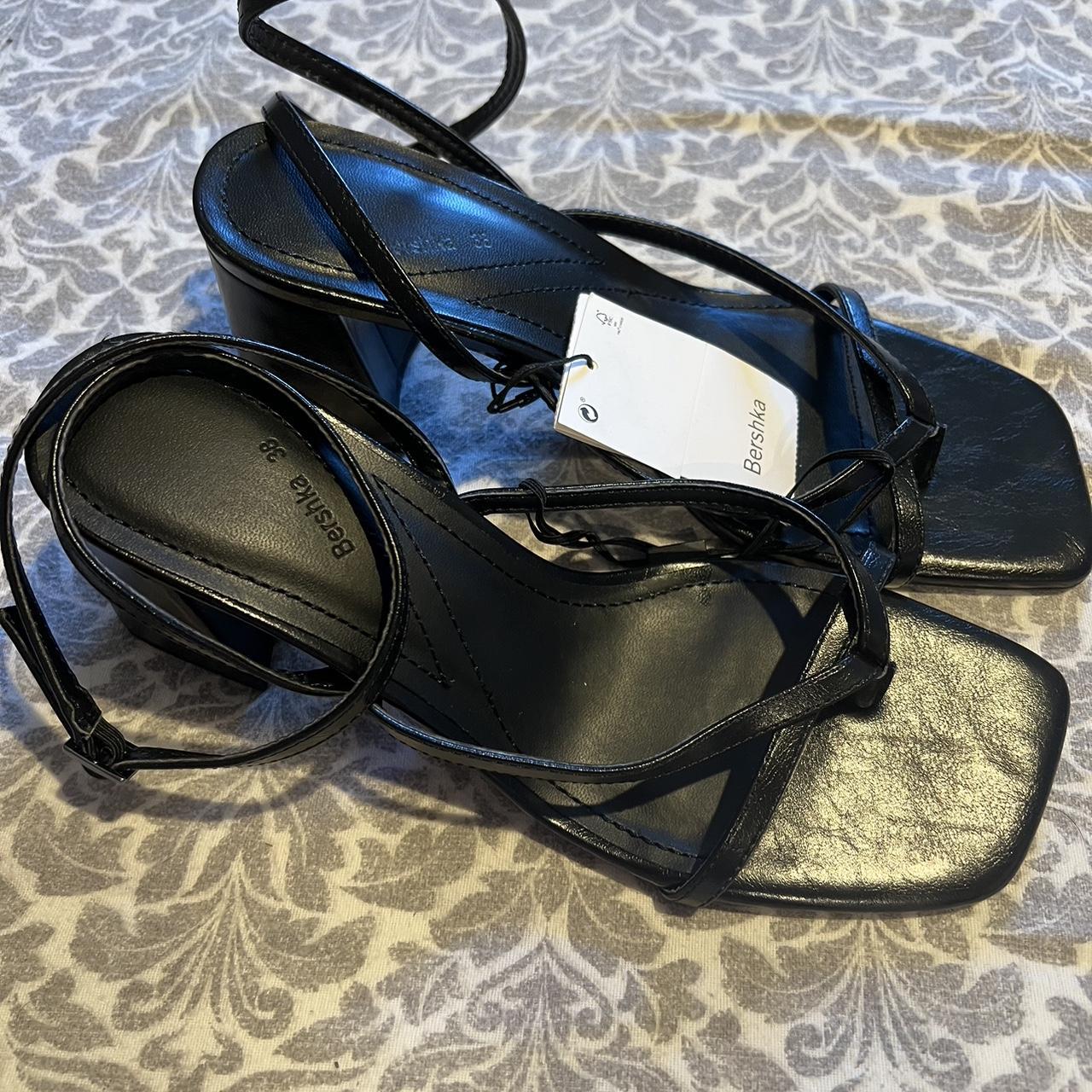 Bershka Women's Black Mules | Depop