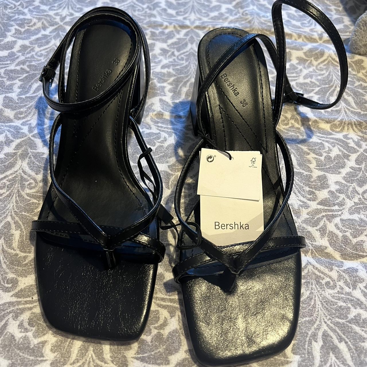 Bershka Women's Black Mules | Depop