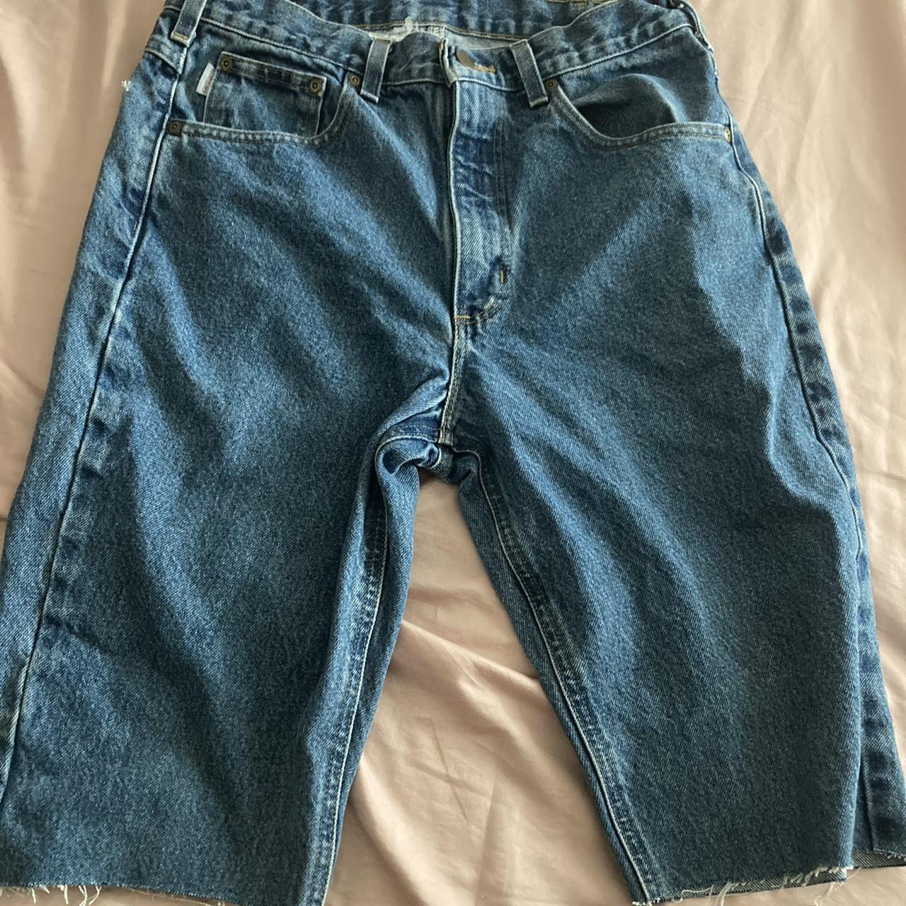 Carhartt jorts ! 33x34 Fits me with a belt ! I’m a... - Depop