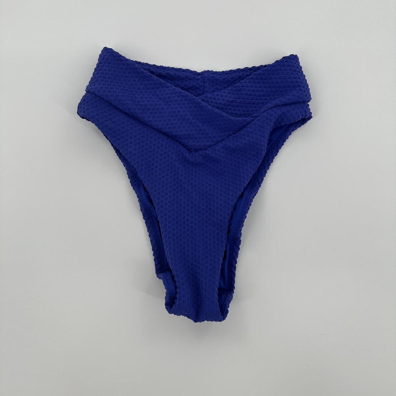 Aerie Jacquard Crossover High Cut Cheeky