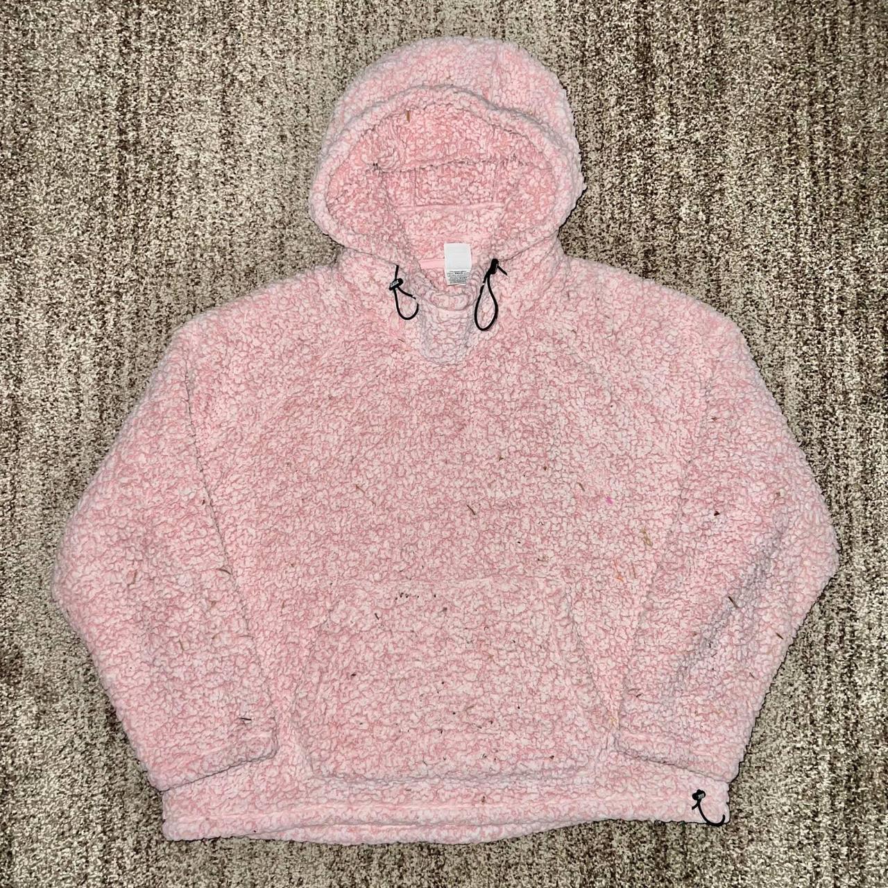 Nike Women's Femme Logo Fleece Sweatshirt Pink Size X-Large 