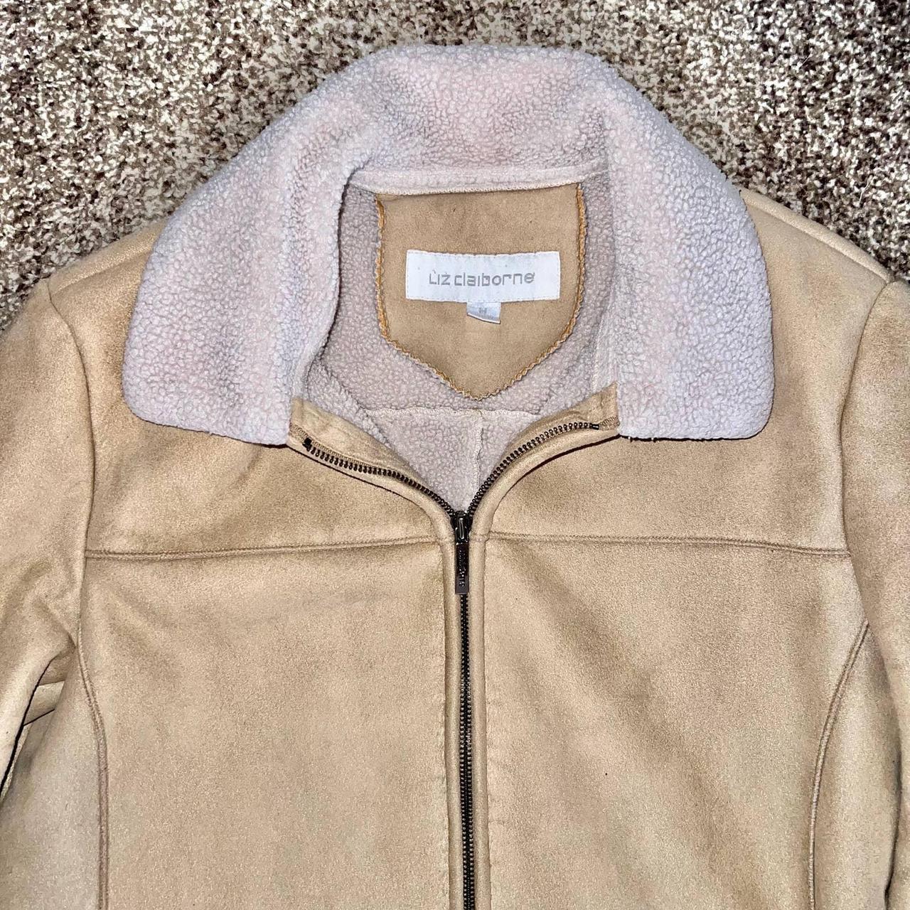 Liz claiborne deals suede jacket