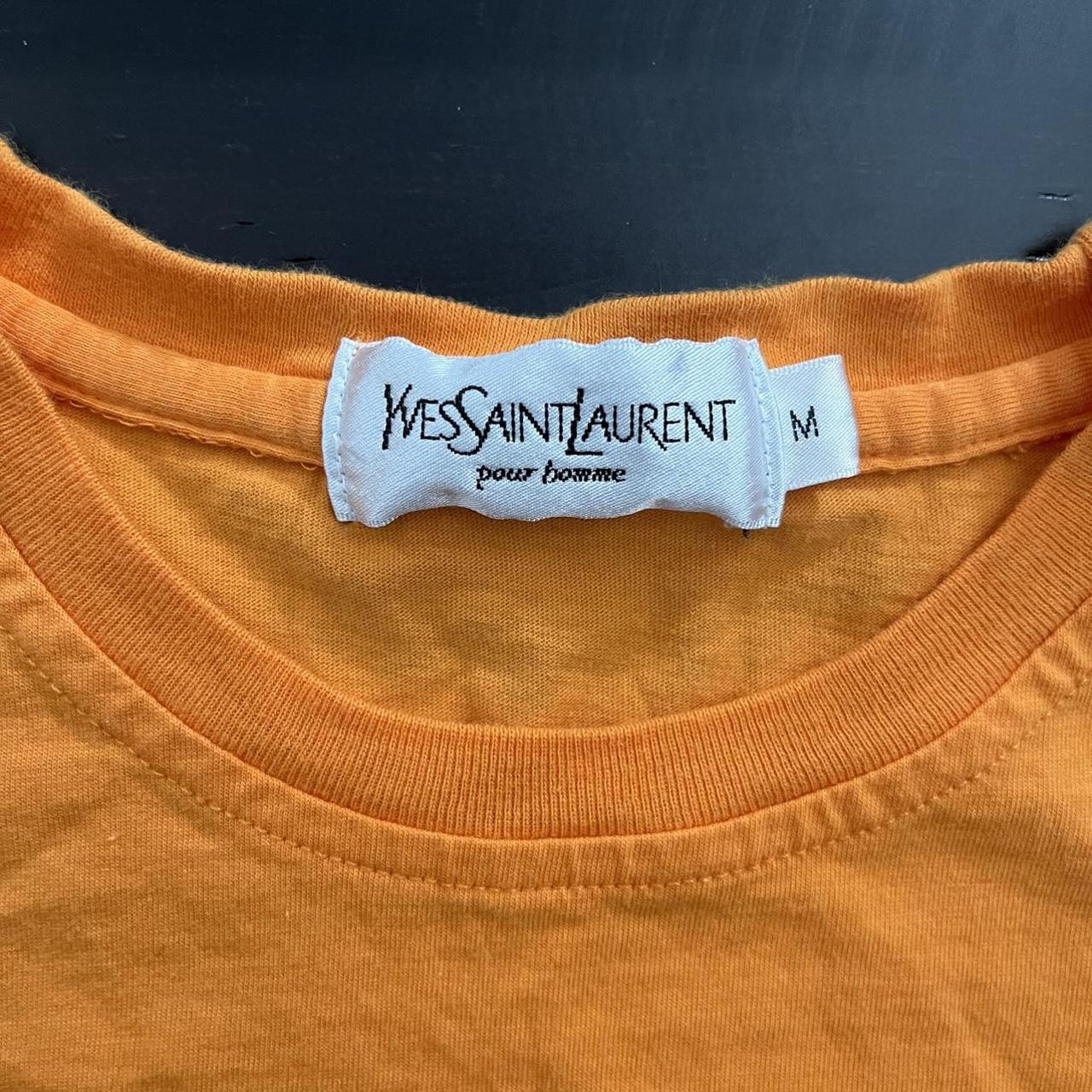 Yves saint laurent 2024 t shirt orange