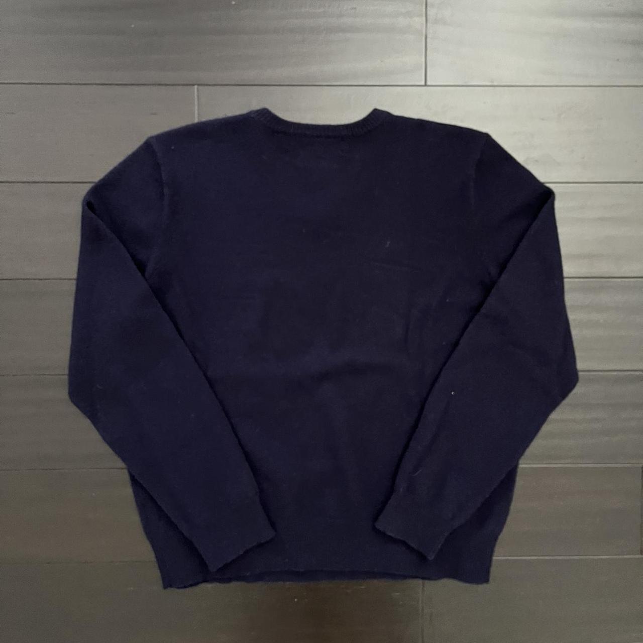 vintage polo ralph lauren navy pullover sweater ... - Depop