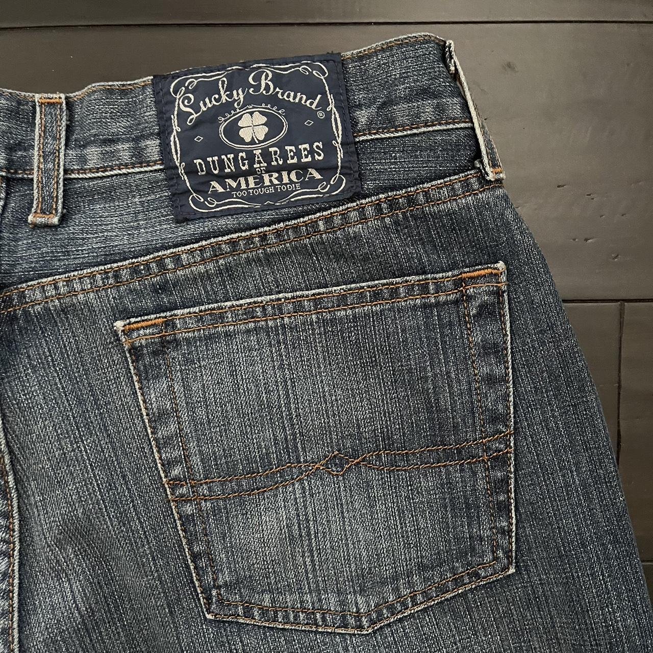2000s lucky brand wide leg carpenter jeans baggy fit - Depop