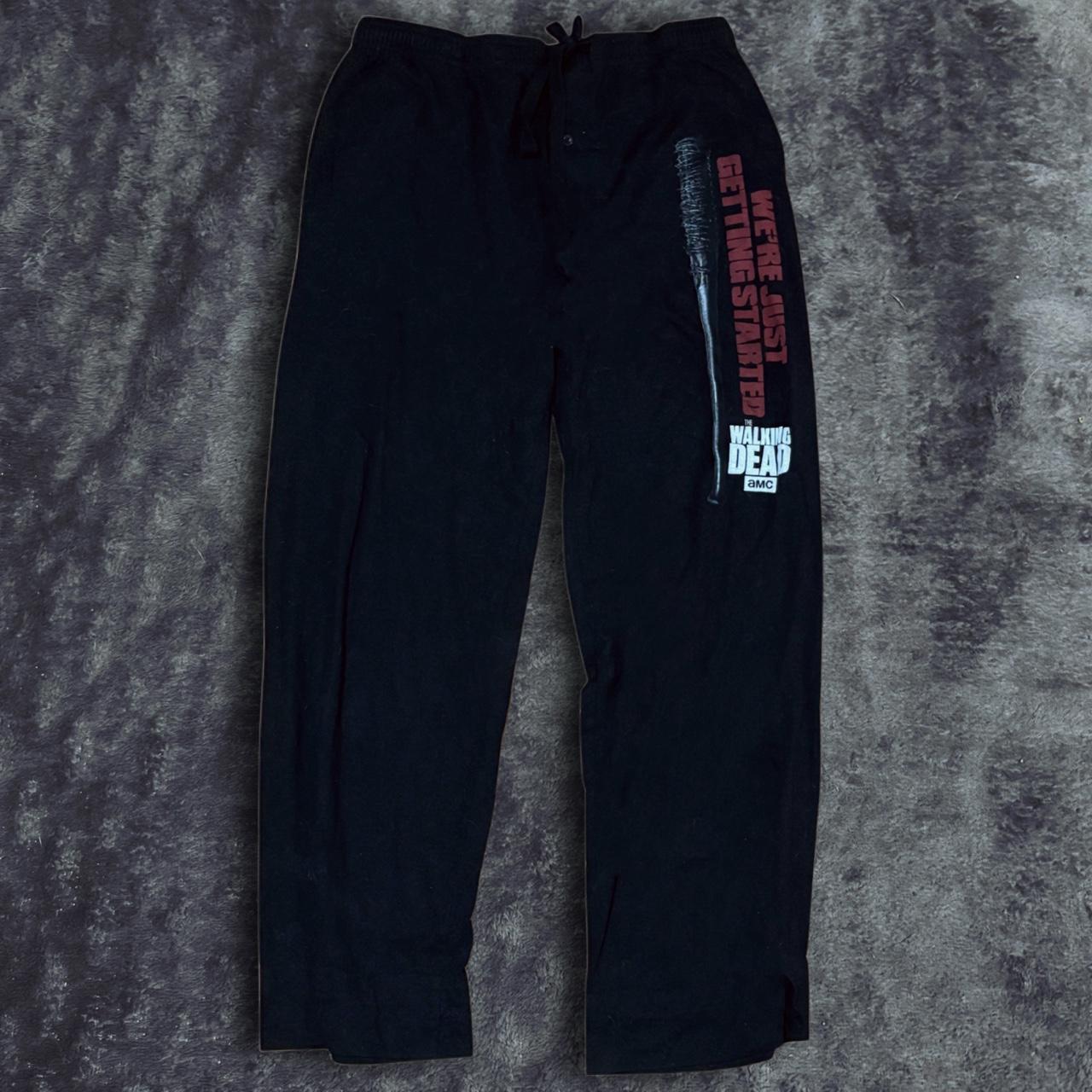 The walking dead men's black joggers tracksuits