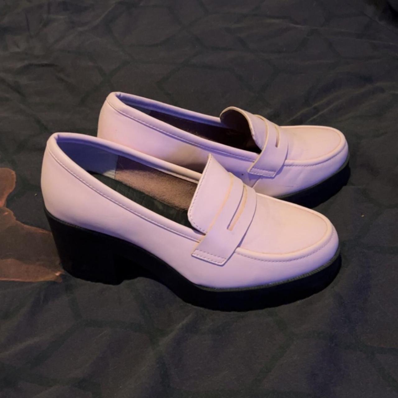 ASOS Women's Pink and Black Footwear Depop