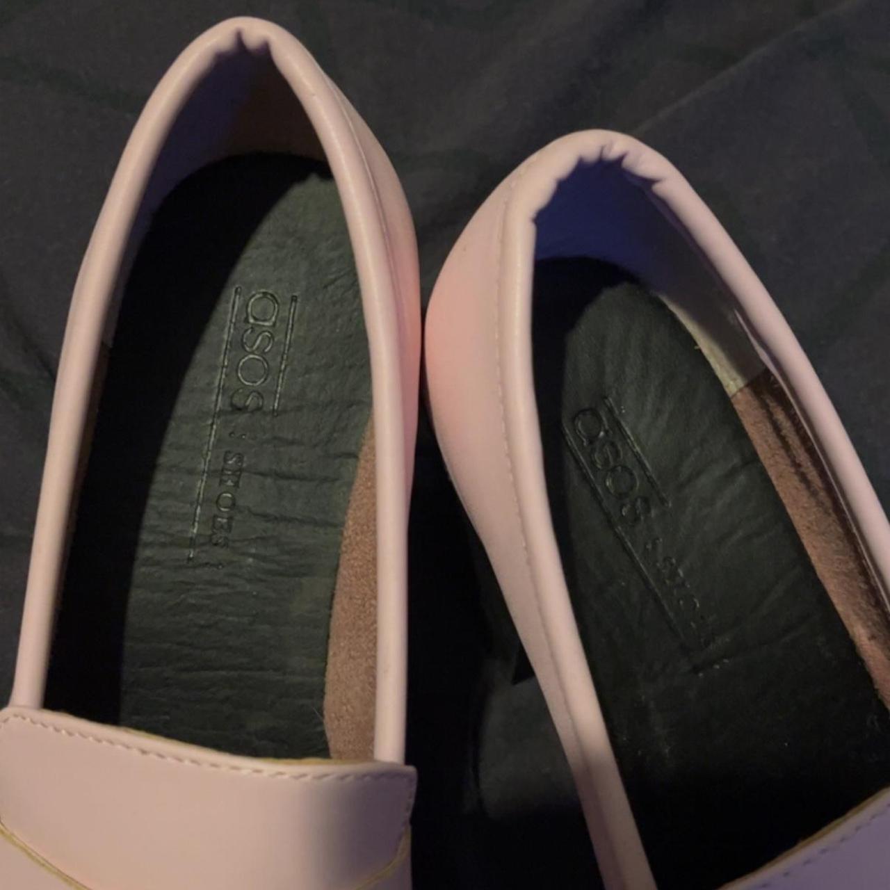 ASOS Women's Pink and Black Footwear Depop