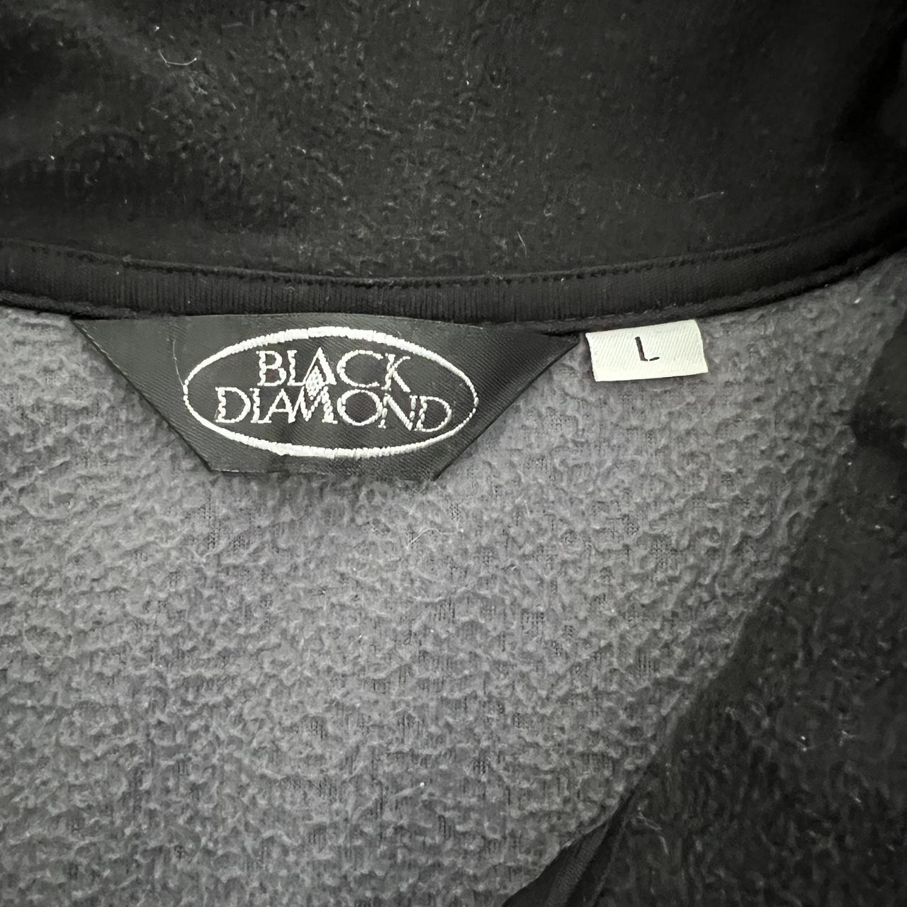 Black Diamond Men's Black and Grey Top (3)