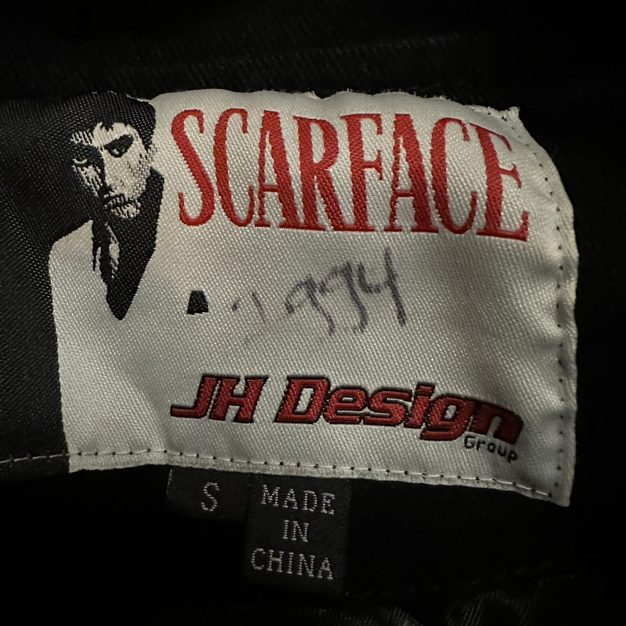 CRAZY RARE VINTAGE JEFF HAMILTON X SCARFACE BOMBER... - Depop