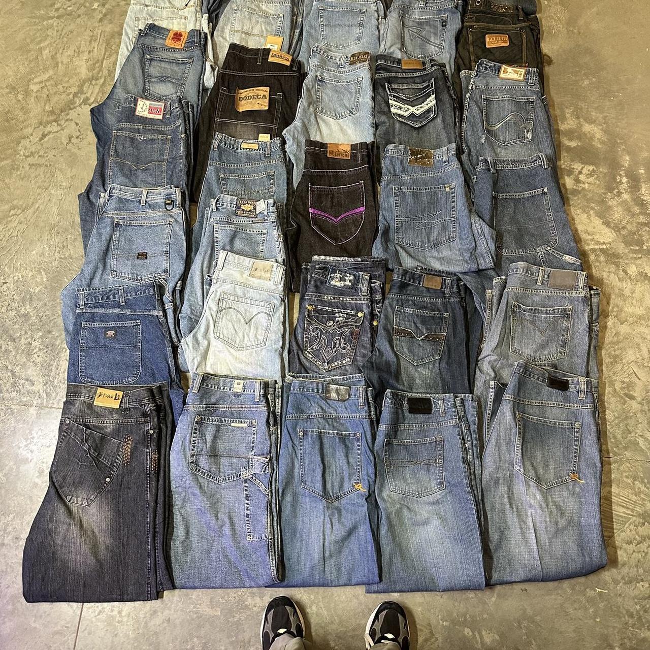TONS OF SOUTHPOLE STYLE WIDE LEG BAGGY JEANS... - Depop
