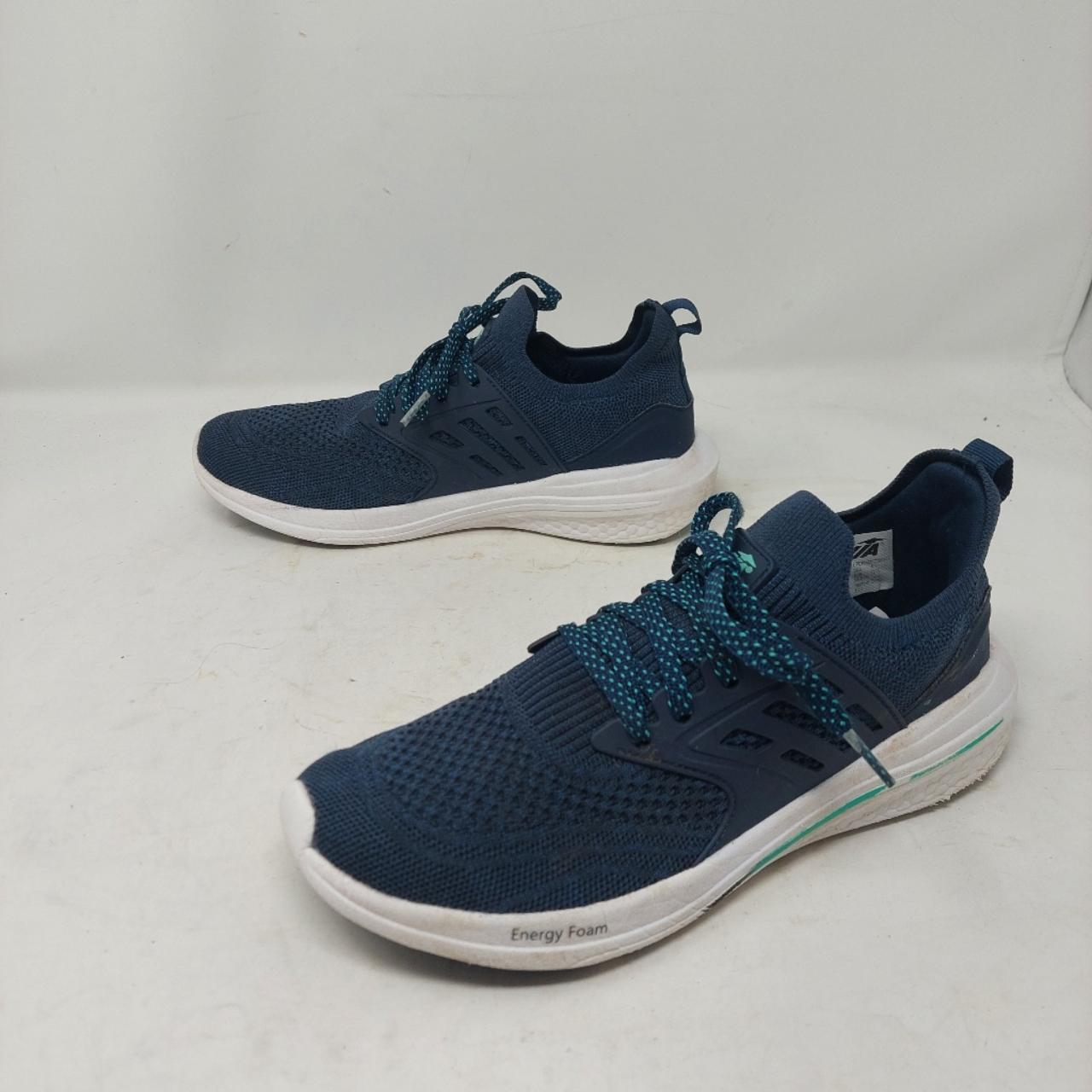 Avia Navy Blue Caged Mesh Knit Sneaker Energy Foam. Depop