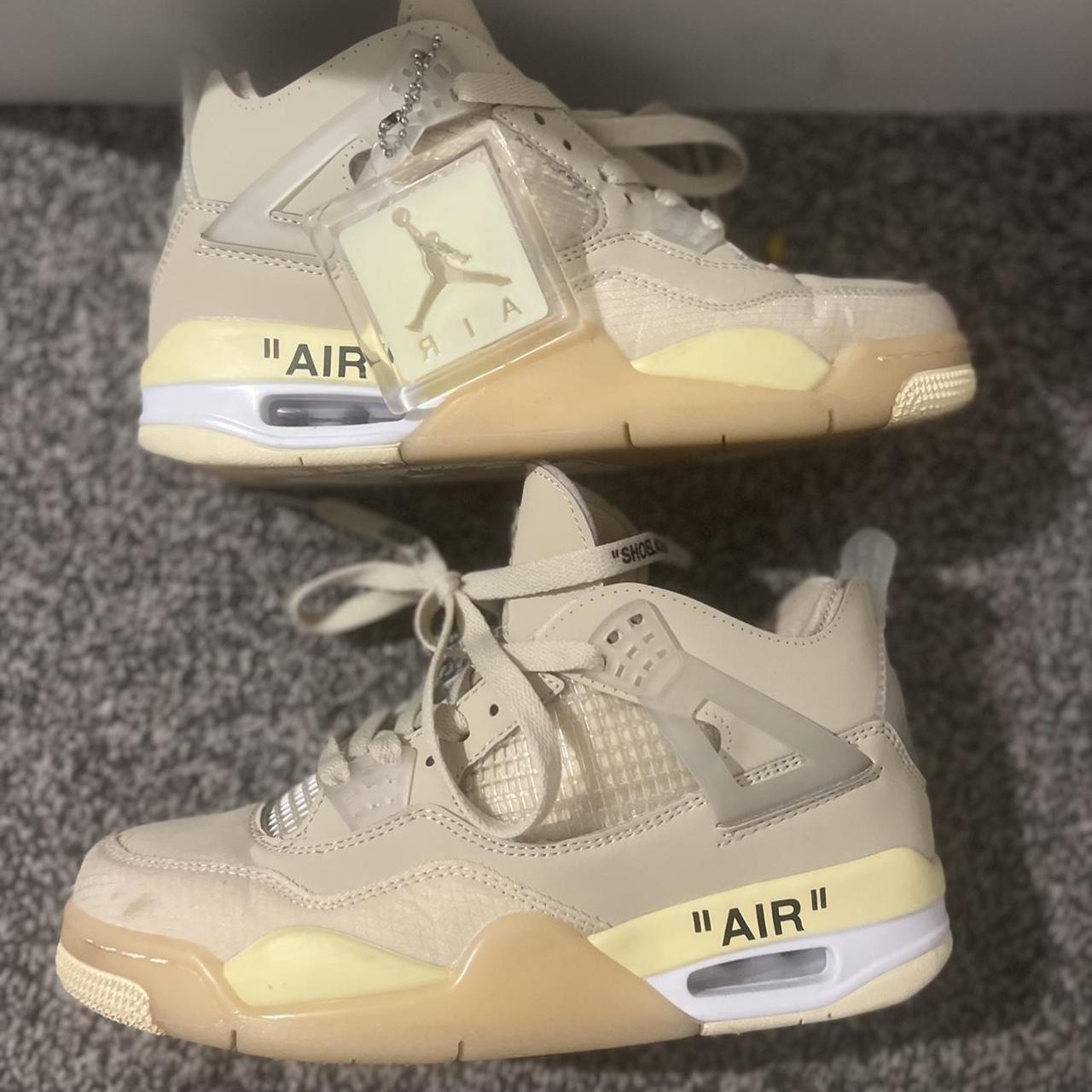 Jordan 4s off whites Size 5.5 Message for info - Depop