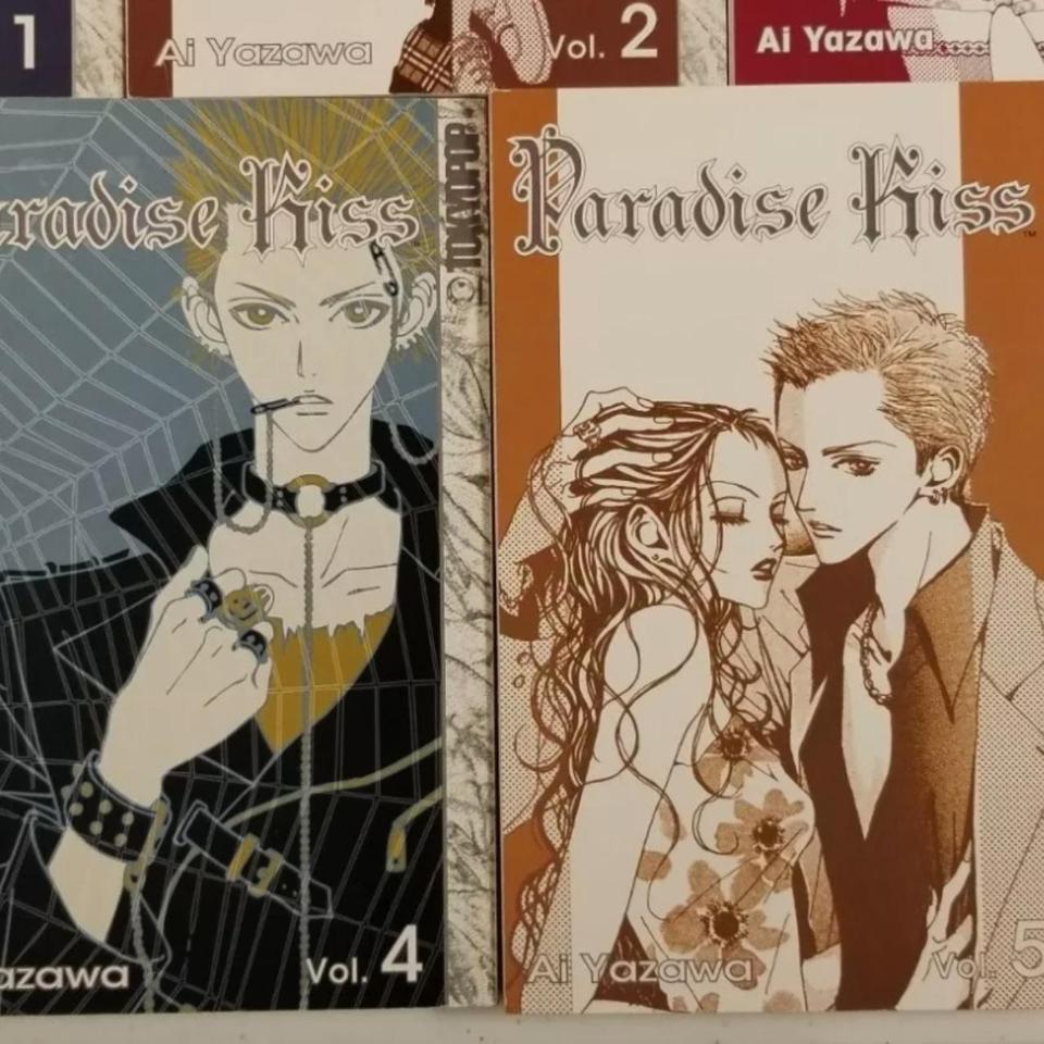 Paradise Kiss Manga 1st Edition Complete Series Lot hotsell 1-5 [Out of Print - English]