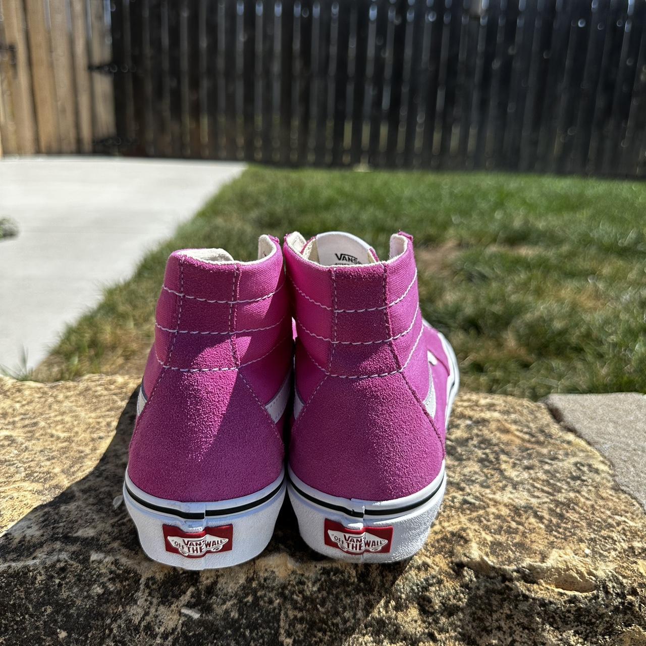 Pink van high tops best sale