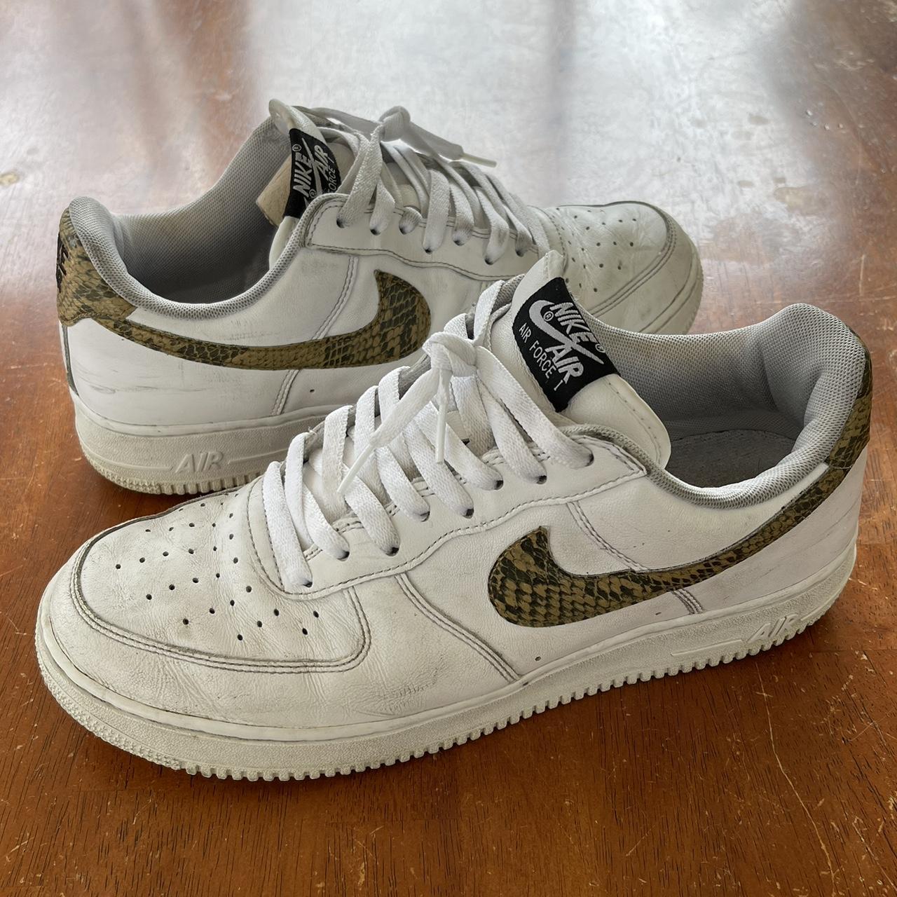 air force 1 low retro ivory snake
