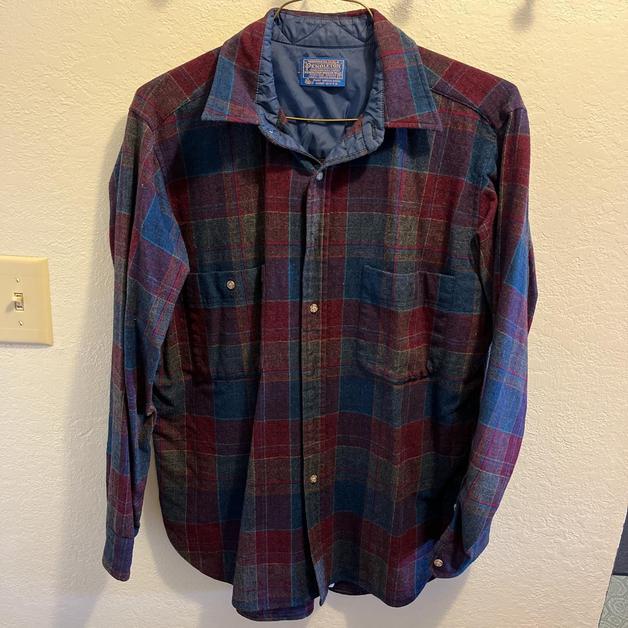 Pendleton Woolen Mills 100% Virgin Wool Size Large... - Depop